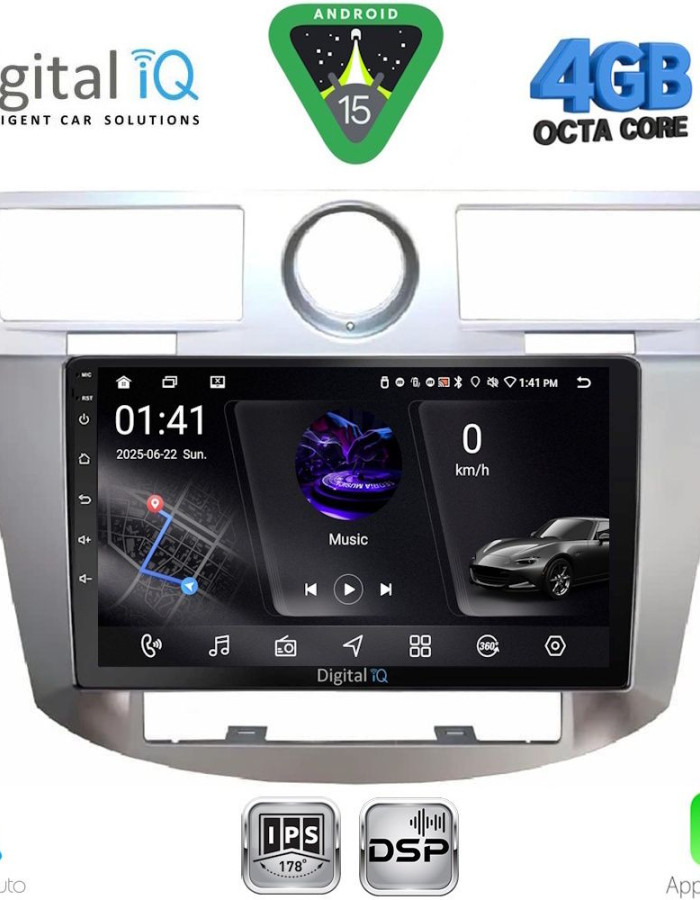 DIGITAL IQ RSG 6289_CPA (9inc) MULTIMEDIA for CHRYSLER SEBRING mod. 2008-2010