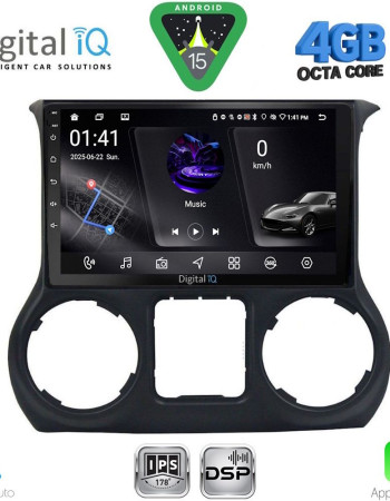 DIGITAL IQ RSG 6296_CPA (10inc) MULTIMEDIA TABLET for JEEP WRANGLER  mod. 2014-2017