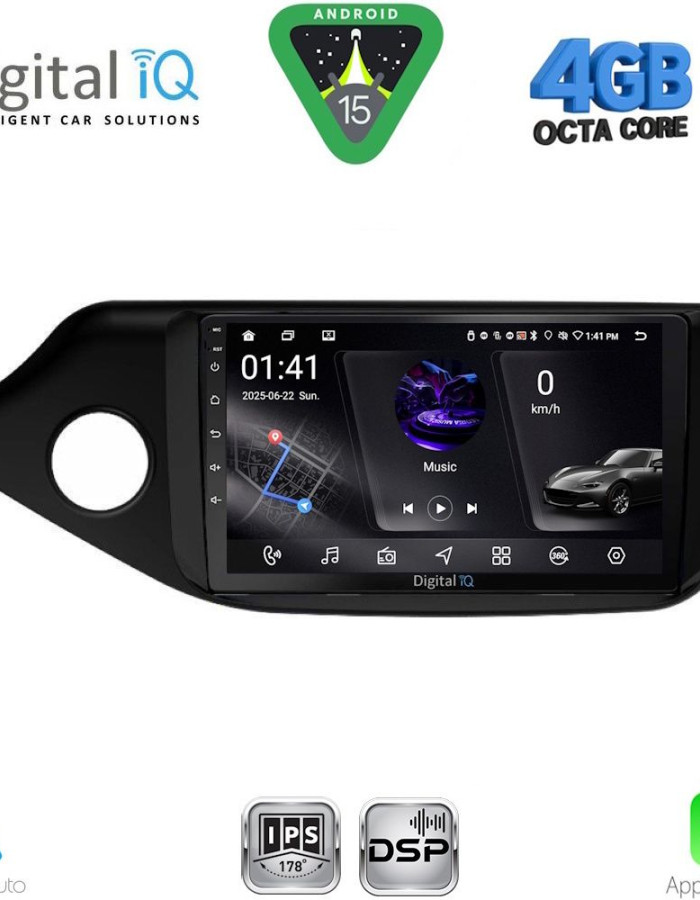 DIGITAL IQ RSG 6302_CPA (9inc) MULTIMEDIA TABLET for KIA CEED  mod. 2012-2018