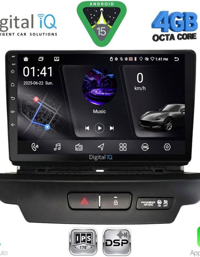 DIGITAL IQ RSG 6304_CPA (9inc) MULTIMEDIA TABLET for KIA CEED - XCEED mod. 2018-2022
