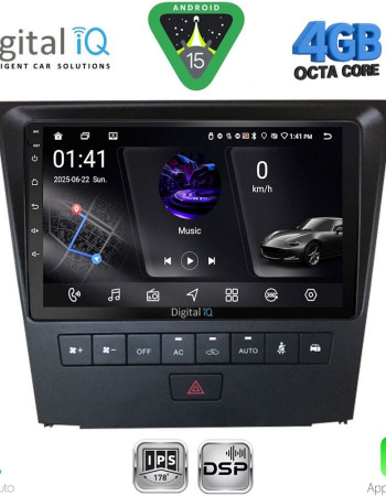 DIGITAL IQ RSG 6341_CPA (9inc) MULTIMEDIA TABLET for LEXUS GS mod. 2004-2011