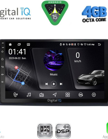 DIGITAL IQ RSG 6365_CPA (9inc) MULTIMEDIA TABLET for MAZDA 3 mod. 2003-2008