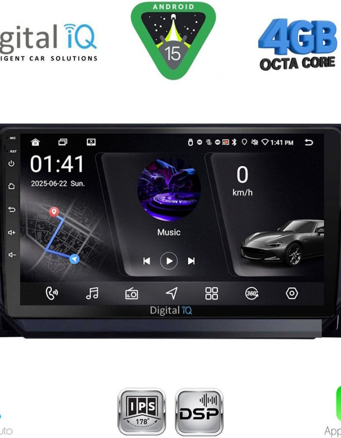 DIGITAL IQ RSG 6391_CPA (10inc) MULTIMEDIA TABLET for MAZDA CX9 mod. 2006-2015