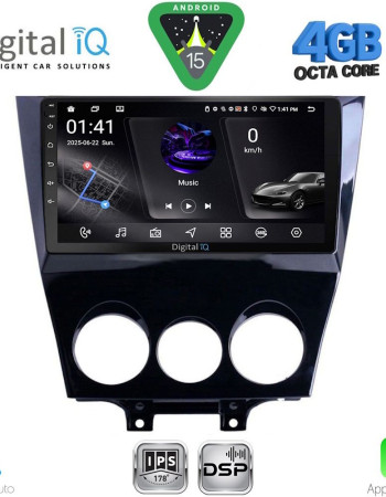 DIGITAL IQ RSG 6395_CPA (9inc) MULTIMEDIA TABLET for MAZDA RX8 mod. 2008-2014