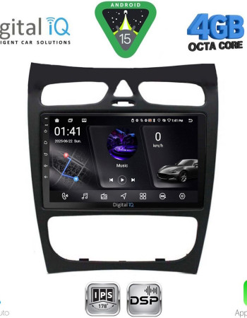 DIGITAL IQ RSG 6406_CPA (9inc) MULTIMEDIA TABLET for MERCEDES CLK (W209) mod. 2000-2004