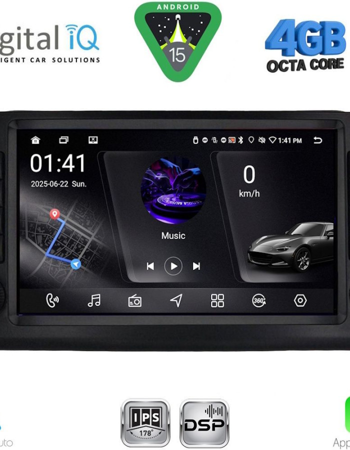 DIGITAL IQ RSG 6416_CPA (9inc) MULTIMEDIA TABLET for MERCEDES ML (W164) – GL (X164) mod. 2005-2011