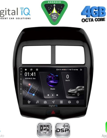 DIGITAL IQ RSG 6430_CPA (10inc) MULTIMEDIA TABLET for MITSUBISHI ASX mod. 2009-2020 - PEUGEOT 4008 mod. 2012-2018