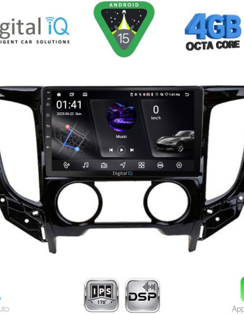 DIGITAL IQ RSG 6437_CPA A/C (9inc) MULTIMEDIA TABLET for MITSUBISHI L200 mod. 2015-2019 with A/C
