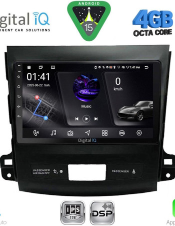 DIGITAL IQ RSG 6442_CPA (9inc) MULTIMEDIA TABLET for CITROEN C-CROSSER | MITSUBISHI OUTLANDER | PEUGEOT 4007  mod. 2006-2012