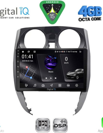 DIGITAL IQ RSG 6464_CPA (10inc) MULTIMEDIA TABLET for NISSAN NOTE mod. 2012-2020