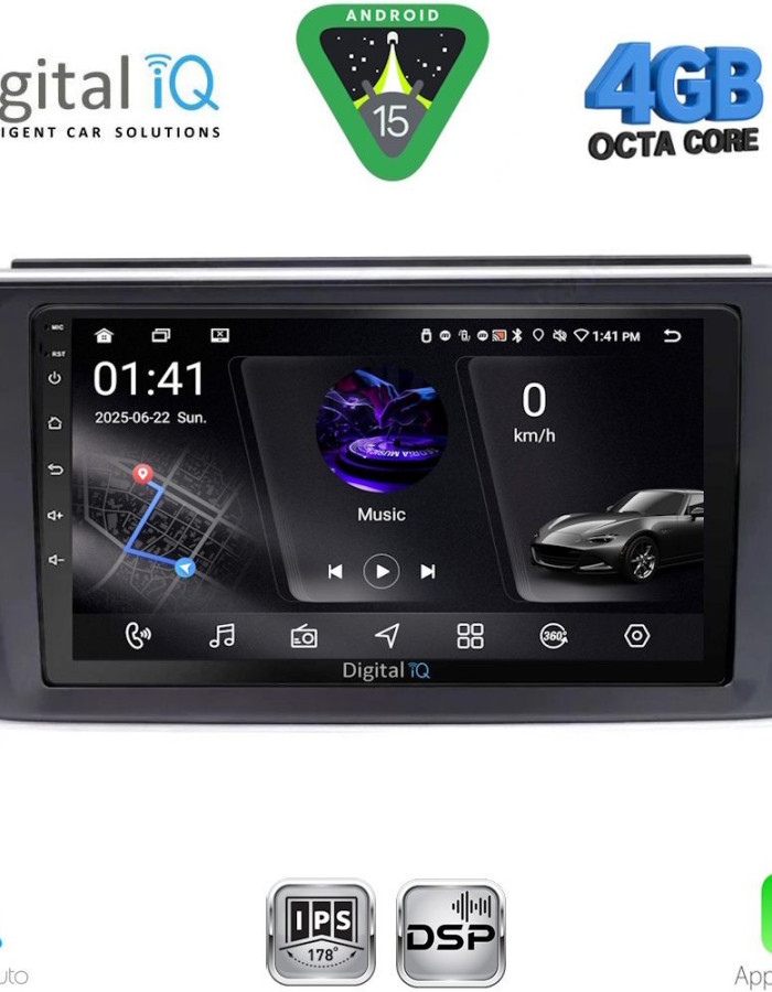 DIGITAL IQ RSG 6473_CPA (9inc) MULTIMEDIA TABLET for NISSAN LEAF mod. 2018-2026