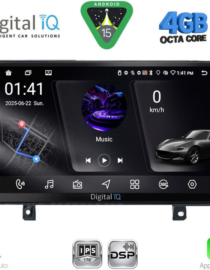 DIGITAL IQ RSG 6485_CPA (9inc) MULTIMEDIA TABLET for OPEL ASTRA H mod. 2004-2010