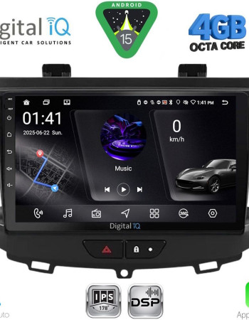 DIGITAL IQ RSG 6490_CPA (9inc) MULTIMEDIA TABLET for OPEL CROSSLAND – GRANDLAND mod. 2017-2025