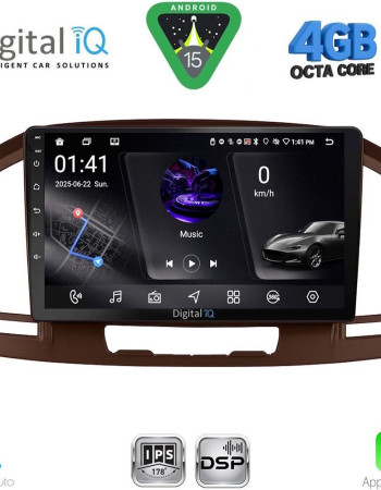 DIGITAL IQ RSG 6491BR_CPA (9inc) MULTIMEDIA TABLET for OPEL INSIGNIA mod. 2008-2013 (BROWN)