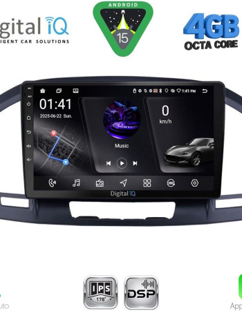 DIGITAL IQ RSG 6491BL_CPA (9inc) MULTIMEDIA TABLET for OPEL INSIGNIA mod.2008-2013 (BLACK)