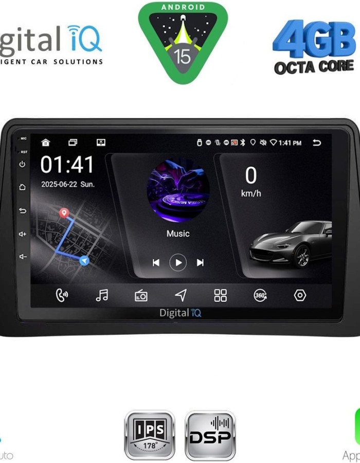 DIGITAL IQ RSG 6496_CPA (9inc) MULTIMEDIA TABLET for OPEL MOKKA mod. 2012-2015