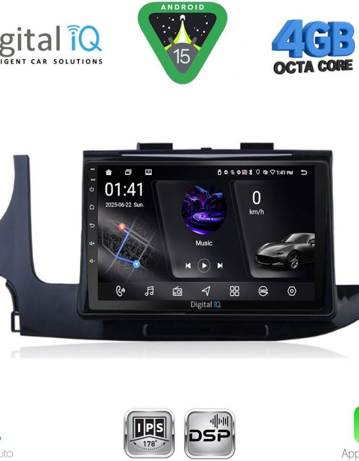 DIGITAL IQ RSG 6497_CPA (9inc) MULTIMEDIA TABLET for OPEL MOKKA mod. 2016-2021