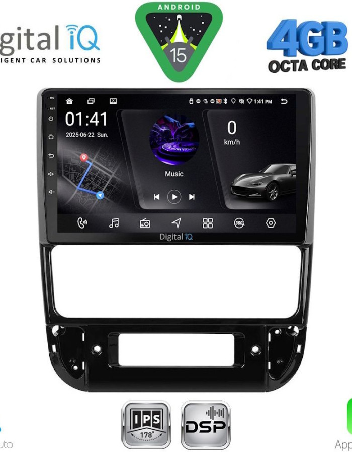 DIGITAL IQ RSG 6516_CPA (9inc) MULTIMEDIA TABLET for PEUGEOT 406 mod. 1998-2004