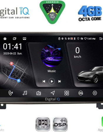 DIGITAL IQ RSG 6517_CPA (9inc) MULTIMEDIA TABLET for PEUGEOT 407 mod. 2004-2011