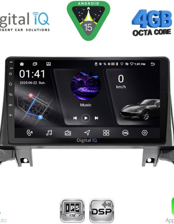 DIGITAL IQ RSG 6519_CPA (9inc) MULTIMEDIA TABLET for PEUGEOT 3008 - 5008 mod. 2016-2024