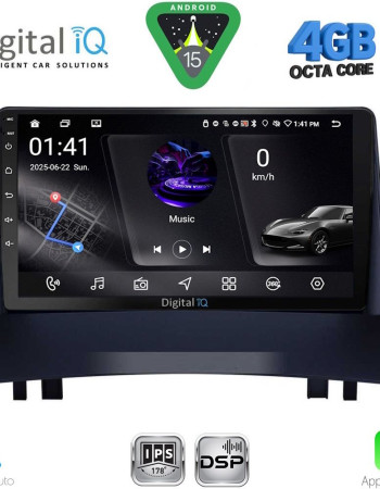 DIGITAL IQ RSG 6555_CPA (9inc) MULTIMEDIA TABLET for RENAULT MEGANE 2 mod. 2002-2008