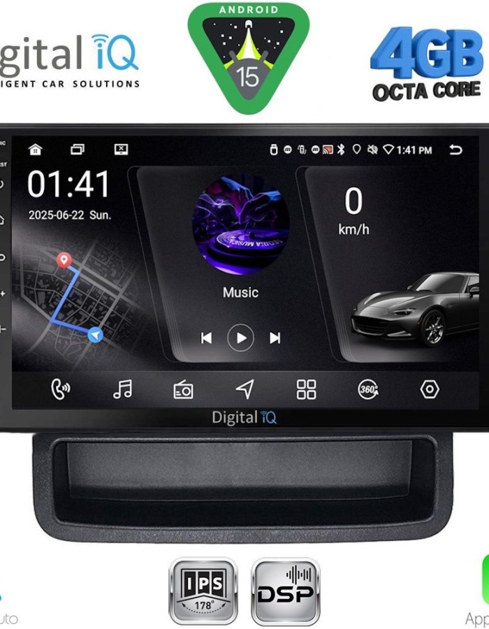 DIGITAL IQ RSG 6559_CPA (10inc) MULTIMEDIA TABLET for OPEL VIVARO – RENAULT TRAFIC - NISSAN PRIMASTAR mod. 2004-2015