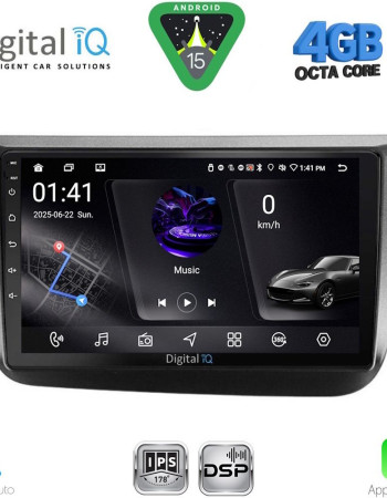 DIGITAL IQ RSG 6570_CPA (9inc) MULTIMEDIA TABLET for SEAT ALTEA mod. 2004-2015