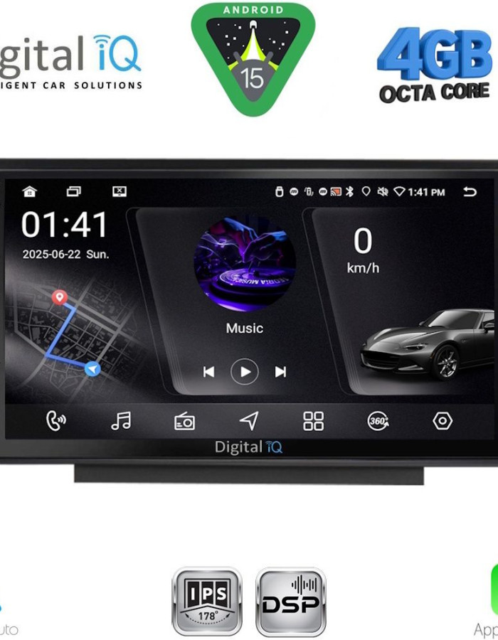 DIGITAL IQ RSG 6594_CPA (9inc) MULTIMEDIA TABLET for SKODA OCTAVIA 5 mod. 2005-2012