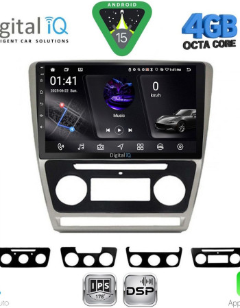DIGITAL IQ RSG 6595SL_CPA (10inc) MULTIMEDIA TABLET for SKODA OCTAVIA 5 mod. 2005-2012 (SILVER)