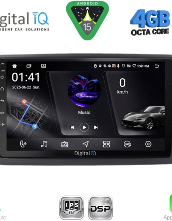 DIGITAL IQ RSG 6601_CPA (9inc) MULTIMEDIA TABLET for SKODA RAPID mod. 2012-2023