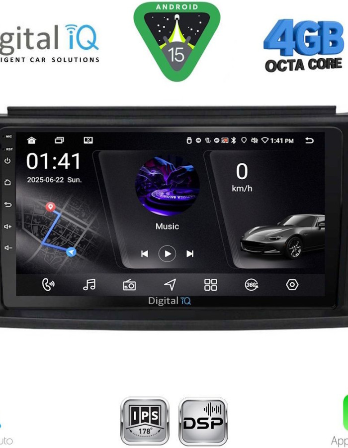 DIGITAL IQ RSG 6621_CPA (9inc) MULTIMEDIA TABLET for SMART mod. 2007-2010