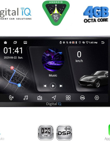 DIGITAL IQ RSG 6659_CPA (9inc) MULTIMEDIA TABLET for SUBARU IMPREZA mod. 2002-2008