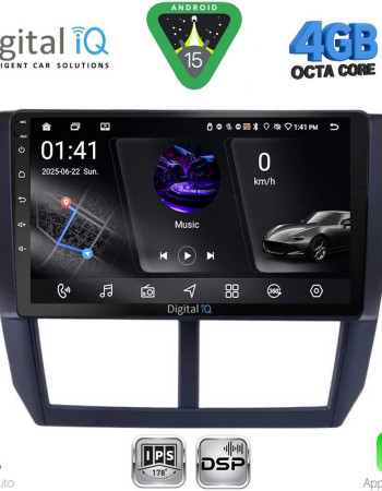 DIGITAL IQ RSG 6662_CPA (9inc) MULTIMEDIA TABLET for SUBARU FORESTER - IMPREZA - XV mod. 2008-2013