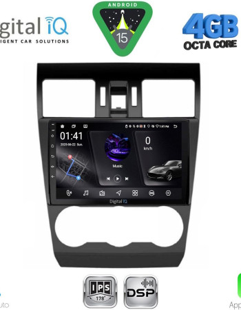 DIGITAL IQ RSG 6663_CPA (9inc) MULTIMEDIA TABLET for SUBARU FORESTER - IMPREZA - XV mod. 2013-2019
