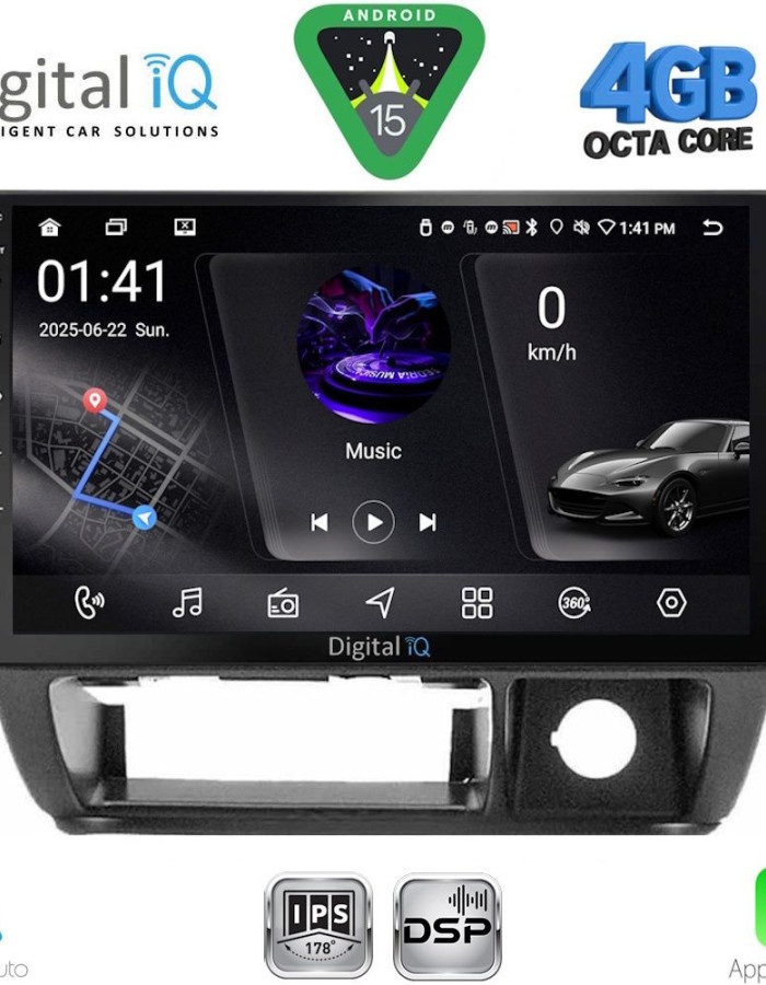 DIGITAL IQ RSG 6677_CPA (9inc) MULTIMEDIA TABLET for SUZUKI JIMNY mod. 1998-2005