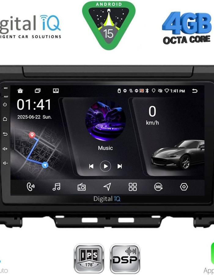DIGITAL IQ RSG 6679_CPA (9inc) MULTIMEDIA TABLET for SUZUKI JIMNY mod. 2017-2026
