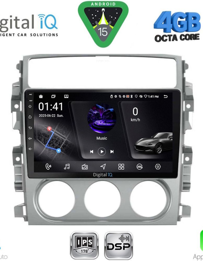 DIGITAL IQ RSG 6681_CPA (9inc) MULTIMEDIA TABLET for SUZUKI LIANA mod. 2001-2007