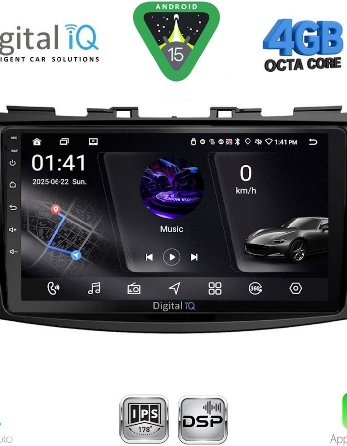 DIGITAL IQ RSG 6685_CPA (9inc) MULTIMEDIA TABLET for SUZUKI SWIFT mod. 2011-2016
