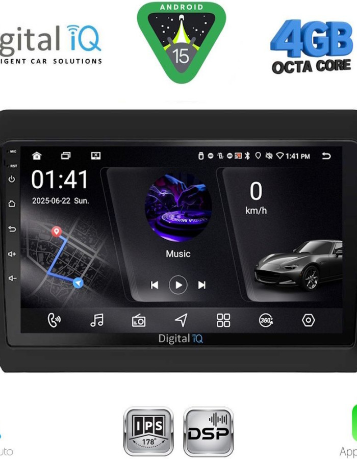 DIGITAL IQ RSG 6686_CPA (9inc) MULTIMEDIA TABLET for SUZUKI SWIFT mod. 2017-2026