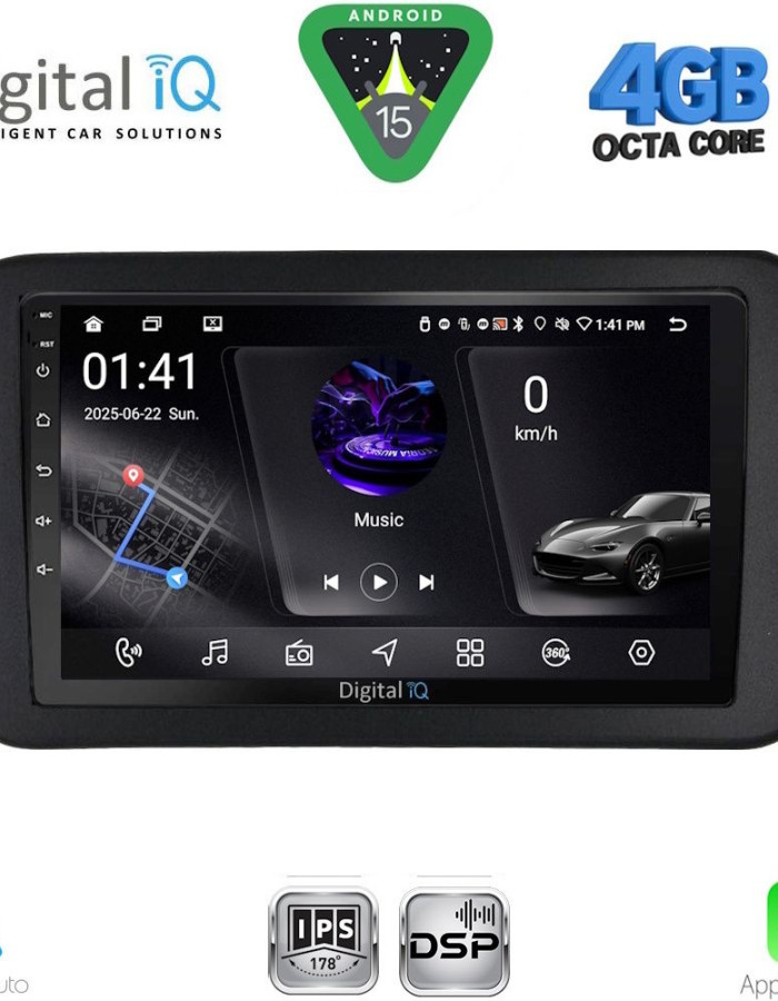 DIGITAL IQ RSG 6690_CPA (9inc) MULTIMEDIA TABLET for SUZUKI SΧ4 S-CROSS mod. 2021-2026