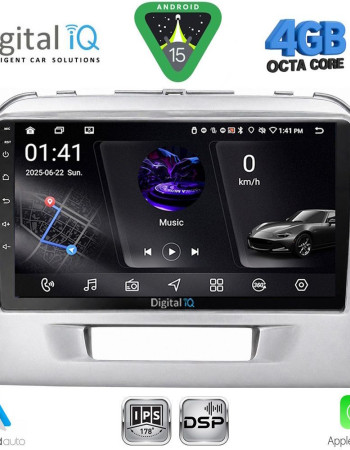 DIGITAL IQ RSG 6697SL_CPA (9inc) MULTIMEDIA TABLET for SUZUKI VITARA mod. 2016-2026 (SILVER)