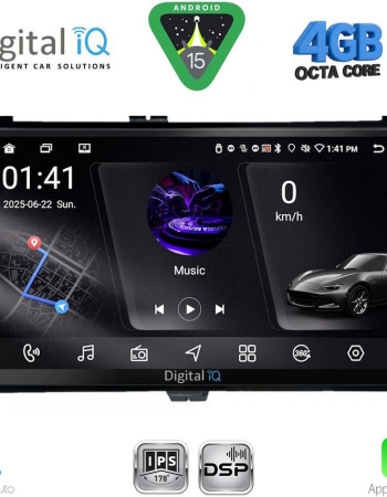 DIGITAL IQ RSG 6703_CPA (9inc) MULTIMEDIA TABLET for TOYOTA AURIS mod. 2015-2021 – AYGO X mod. 2022-2026 – COROLLA mod. 2017-2019