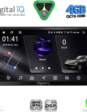 DIGITAL IQ RSG 6704BL_CPA (9inc) MULTIMEDIA TABLET for TOYOTA AVENSIS (T25) mod. 2003-2009 (BLACK)
