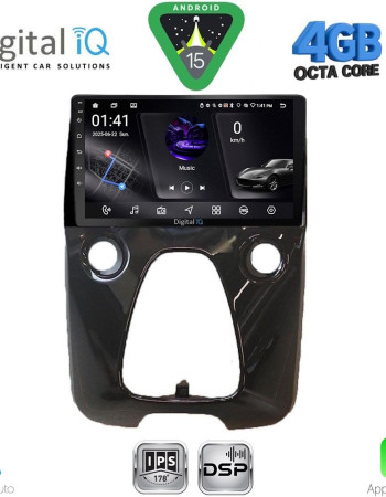 DIGITAL IQ RSG 6708_CPA A/C (10inc) MULTIMEDIA TABLET for CITROEN C1-PEUGEOT 108-TOYOTA AYGO mod. 2014-2022
