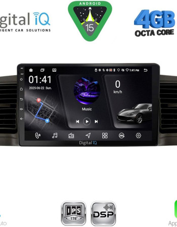 DIGITAL IQ RSG 6712BL_CPA (9inc) MULTIMEDIA TABLET for TOYOTA COROLLA mod. 2001-2006 (BLACK)