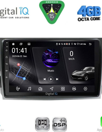 DIGITAL IQ RSG 6713_CPA (9inc) MULTIMEDIA TABLET for TOYOTA COROLLA 4D mod. 2006-2012