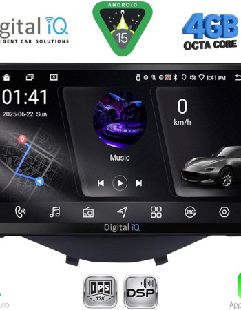 DIGITAL IQ RSG 6715_CPA CLIMA-A/C (9inc) MULTIMEDIA TABLET for CITROEN C1 - PEUGEOT 108 - TOYOTA AYGO mod. 2014-2022