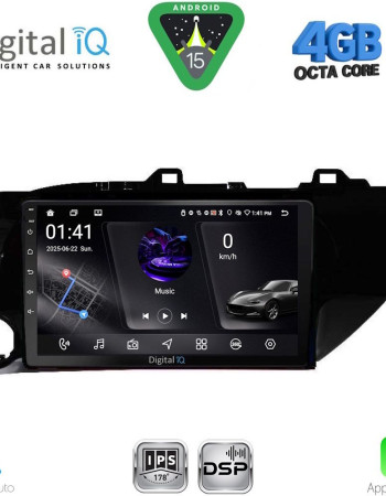 DIGITAL IQ RSG 6721_CPA (10inc) MULTIMEDIA TABLET for TOYOTA HILUX mod. 2017-2026
