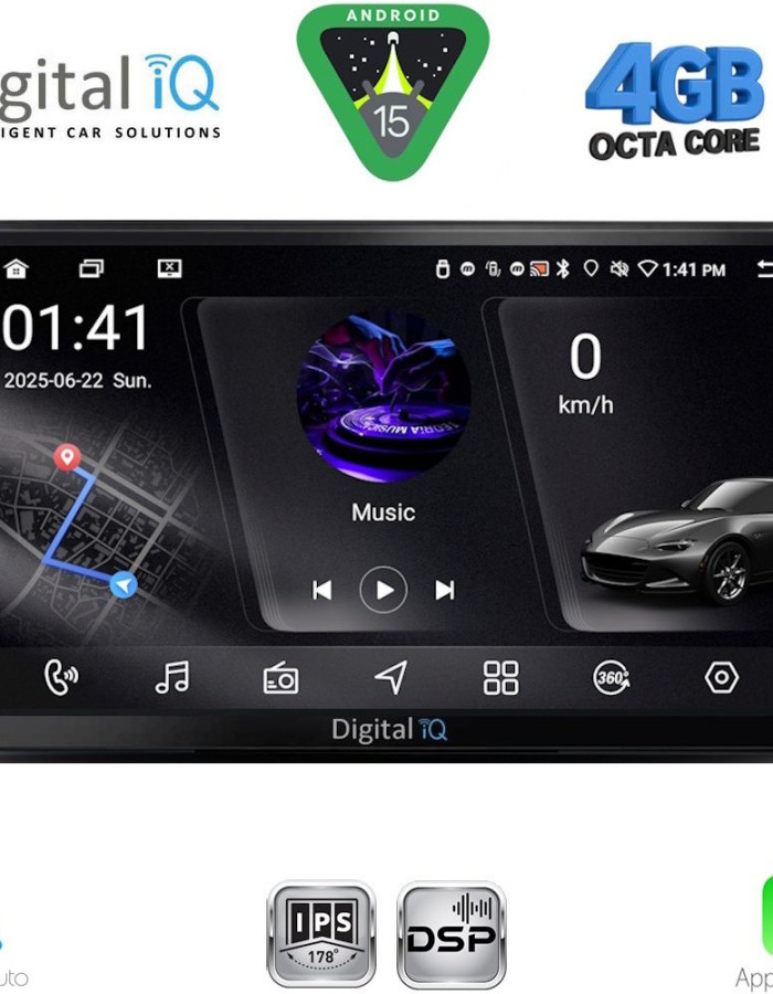 DIGITAL IQ RSG 6722_CPA (9inc) MULTIMEDIA TABLET for TOYOTA LANDCRUISER mod. 1998-2003