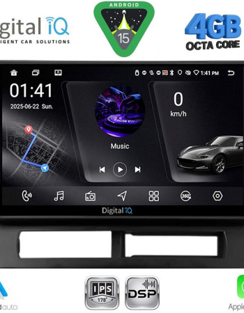 DIGITAL IQ RSG 6728DASH_CPA (9inc) MULTIMEDIA TABLET for TOYOTA PRIUS mod. 2003-2009 (Supports Original Clima-HYBRID)